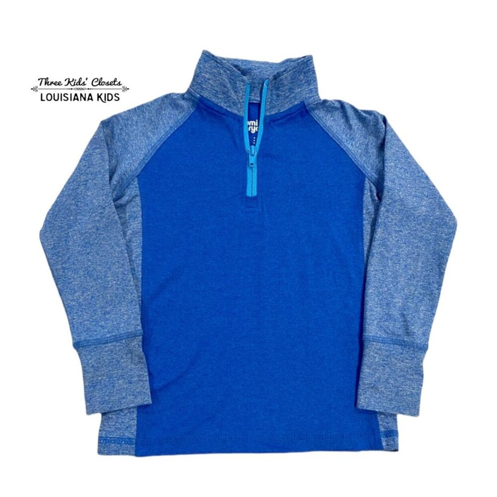 Rumi + Ryder 3T Blue Half Zip Athletic Pullover